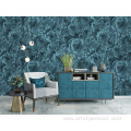 PVC Embossed Hotel Room Wallpaper